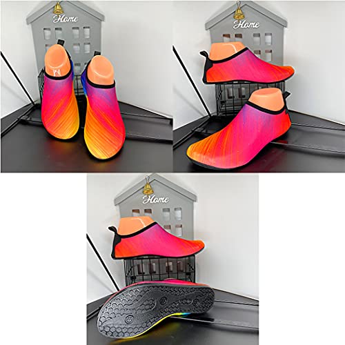 Anjetan Playa Zapatos De Natación Antideslizante Ergonómico Flexible Transpirable Calcetines Acuáticos Portátiles Calzado De Deportes Acuáticos Hombre