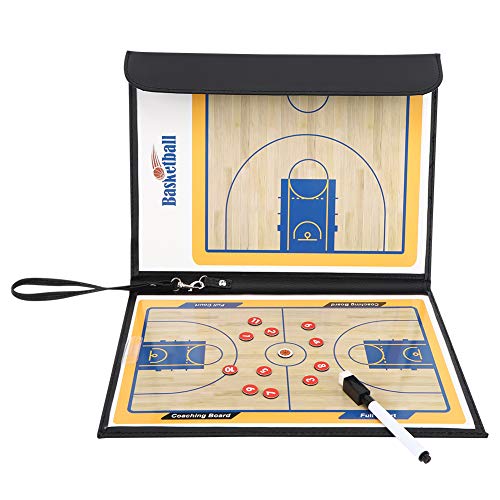 Annjom Tablero de Baloncesto Antideslizante Impermeable para Entrenadores, Tablero de Partido de Baloncesto, Tablero de exhibición de cancha de Baloncesto, Estable para enseñar Entrenamiento