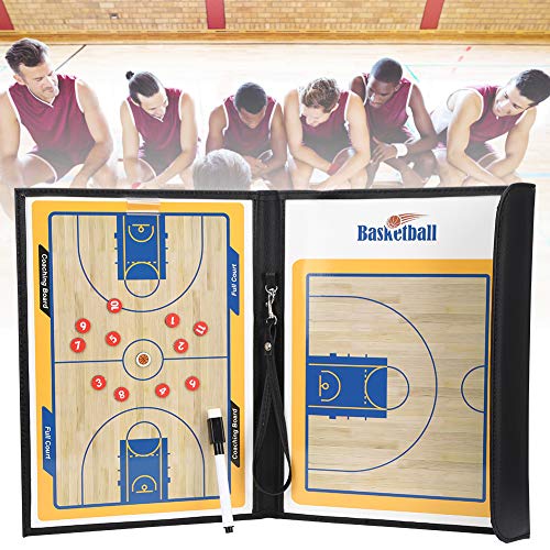 Annjom Tablero de Baloncesto Antideslizante Impermeable para Entrenadores, Tablero de Partido de Baloncesto, Tablero de exhibición de cancha de Baloncesto, Estable para enseñar Entrenamiento