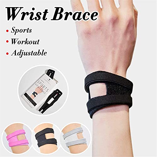 ANYURAN Muñequera para TFCC Tear, Muñequera/Soporte/Vendaje Ajustable, para Lesiones de fibrocartílago Triangular, Dolor de muñeca en el Lado Cubital, Esfuerzo por soportar Peso,Negro,M