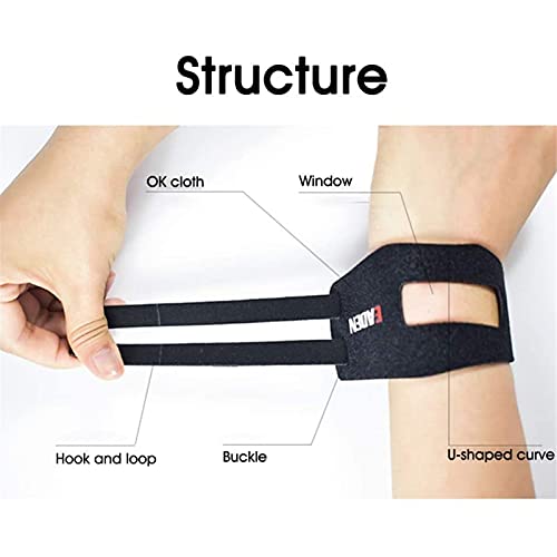 ANYURAN Muñequera para TFCC Tear, Muñequera/Soporte/Vendaje Ajustable, para Lesiones de fibrocartílago Triangular, Dolor de muñeca en el Lado Cubital, Esfuerzo por soportar Peso,Negro,M