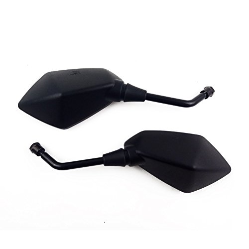 Anzene Espejo retrovisor de motocicleta universal apto