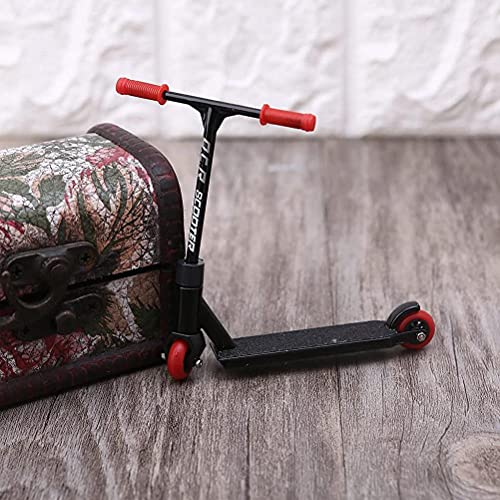 Aoaoy Finger Scooter, Juguete en Dedo, Fingerboard Finger Skateboards, Mini Diapasón, Patineta de Dedos Profesional Maple Wood DIY Assembly Skate Boarding Toy Juegos de Deportes Kids