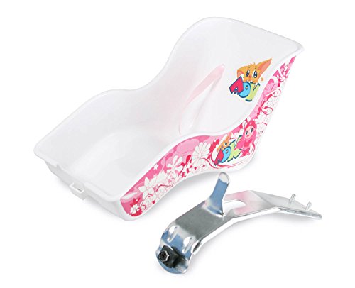 AOK Portamuñecas Trasero, Juventud Unisex, Blanco y Rosa, Talla única
