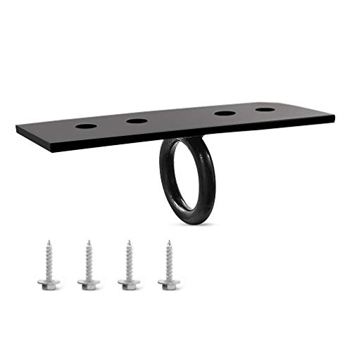 Aoneky Gancho Colgador para Saco de Boxeo - Soporte Percha de Acero Resistente, Colgar Bolsa Pesada Hamaca Silla Colgante Cesta de Planta, Capacidad 100kg, Montaje en Pared Techo Viga de Madera, Negro