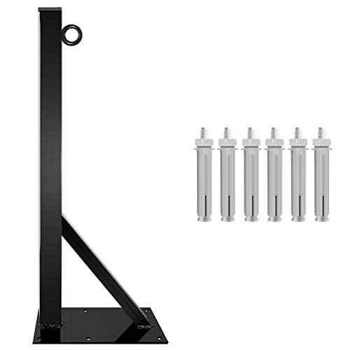 Aoneky Soporte de Pared para Saco de Boxeo - 70cm/100cm, Carga Máxima de 200 kg, Material de Acero, Colgador para Saco de Boxeo MMA en Gimnasio Casa (70 cm)