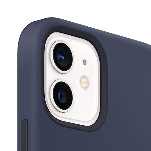 Apple Funda de Silicona con MagSafe (para el iPhone 12 y iPhone 12 Pro) - Azul Marino Intenso - 6.1 Pulgadas