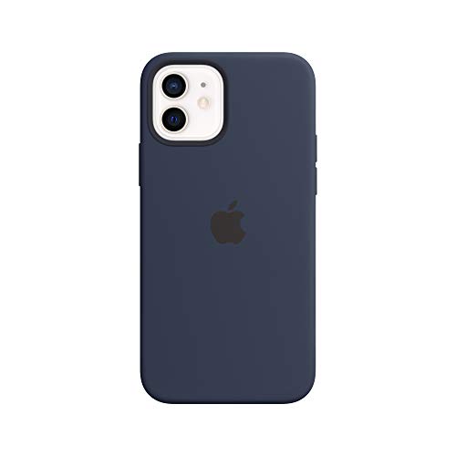 Apple Funda de Silicona con MagSafe (para el iPhone 12 y iPhone 12 Pro) - Azul Marino Intenso - 6.1 Pulgadas