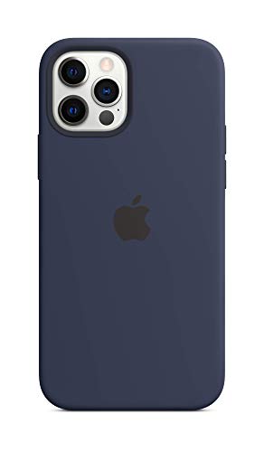 Apple Funda de Silicona con MagSafe (para el iPhone 12 y iPhone 12 Pro) - Azul Marino Intenso - 6.1 Pulgadas