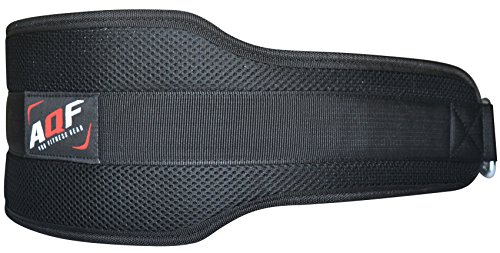 AQF Cinturon Lastre Gym, Neopreno Dominadas Cinturon con Cadena, Faja Lumbar Mujer Hombre para Barra Dominadas, Musculación Levantamiento De Pesas Fitness En Casa Cinturon Gimnasio