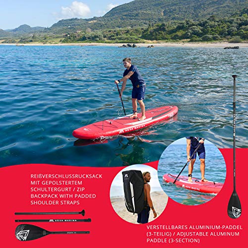Aquamarina Monster 12?0? Tabla Sup, Adultos Unisex, Multicolor, Uni