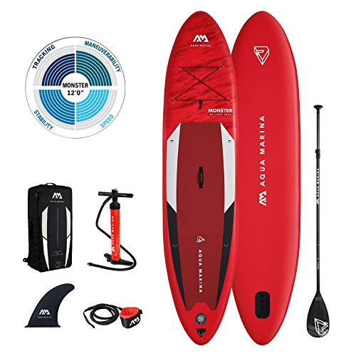 Aquamarina Monster 12?0? Tabla Sup, Adultos Unisex, Multicolor, Uni