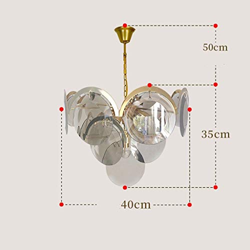 Araña de techo Posmoderna luz araña de lujo de succión de la grúa de doble uso de la lámpara E14 LED colgante Cuerpo de iluminación del restaurante del dormitorio de iluminación decorativa Lámpara de
