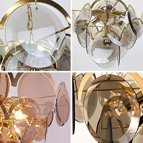 Araña de techo Posmoderna luz araña de lujo de succión de la grúa de doble uso de la lámpara E14 LED colgante Cuerpo de iluminación del restaurante del dormitorio de iluminación decorativa Lámpara de