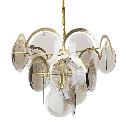 Araña de techo Posmoderna luz araña de lujo de succión de la grúa de doble uso de la lámpara E14 LED colgante Cuerpo de iluminación del restaurante del dormitorio de iluminación decorativa Lámpara de