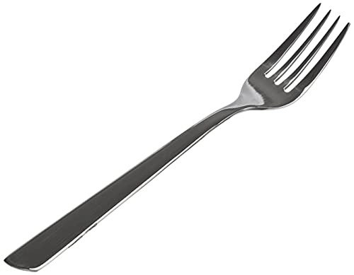Arcos Serie Toscana, Juego de Tenedor para Tartas, 6 tenedores, Monoblock de una pieza en Acero Inoxidable 18y10 y 140 mm, Color Plata