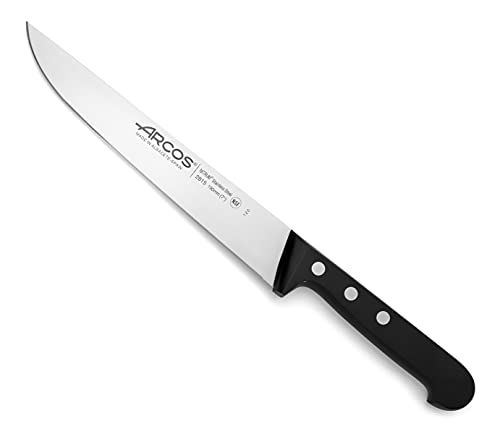 Arcos Serie Universal, Cuchillo Trinchante, Hoja de Acero Inoxidable Nitrum 190 mm, Mango de Polioximetileno, POM Color Negro