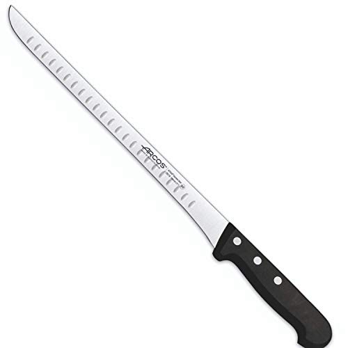 Arcos Universal Cuchillo jamonero flexible, 280 mm (estuche) + 610600 Afilador con mango