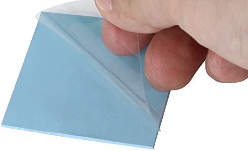 ARCTIC Thermal Pad, Paquete de 1 (50 x 50 x 1,0 mm) - Disipador térmico basado en Silicona con 6,0 W/MK Conductividad térmica y dureza Especialmente Reducida - Azul