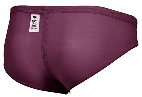ARENA Bañador Slip B Pwsk R-EVO, Hombre, Red Wine, 6-7