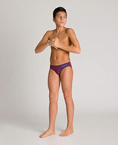 ARENA Bañador Slip B Pwsk R-EVO, Hombre, Red Wine, 6-7