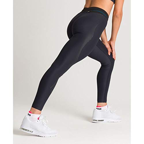 ARENA Damen Sport Hose Tights A-One Leotardos, Mujer, Negro, Medium