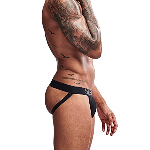 Arjen Kroos Sexy Jockstraps para Hombre Slips Tangas Deportivo Suspensorios para Hombre Algodón Transpirable Ropa Interior Calzoncillos