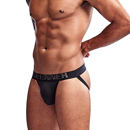 Arjen Kroos Sexy Jockstraps para Hombre Slips Tangas Deportivo Suspensorios para Hombre Algodón Transpirable Ropa Interior Calzoncillos