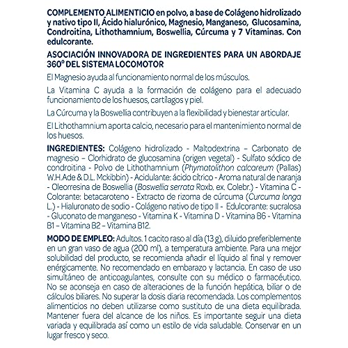Arkopharma Arkoflex Dolexpert Forte Colágeno Hidrolizado, Bote 390 gr, Abordaje 360º del Sistema Locomotor, Buen Funcionamiento de Articulaciones, Huesos, Cartílagos, Músculos y Tendones