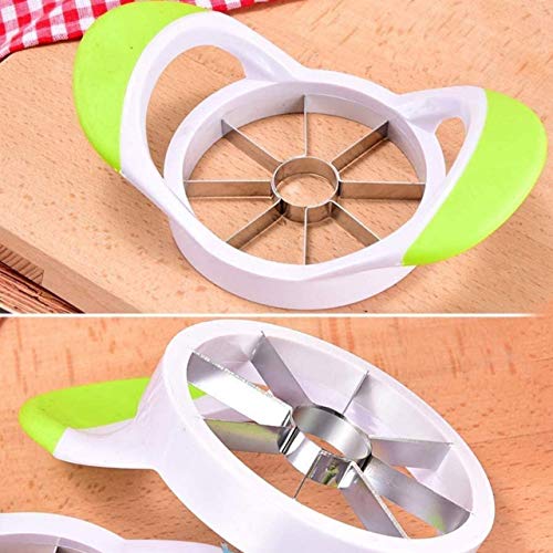 ARSUK Manzana Corer Rebanadora Divisor Cortador Policía y Manzana Corer Agente de Mudanzas, 8 Inoxidable Acero Cuchillas y Fácil Uso