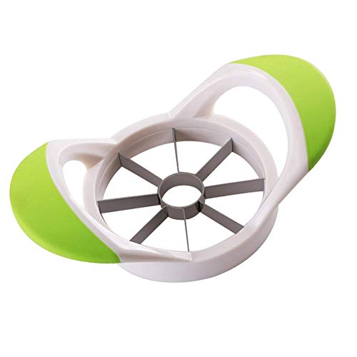 ARSUK Manzana Corer Rebanadora Divisor Cortador Policía y Manzana Corer Agente de Mudanzas, 8 Inoxidable Acero Cuchillas y Fácil Uso