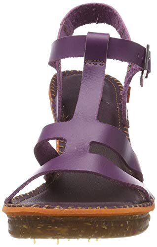Art Amsterdam, Sandalias con Correa de Tobillo Mujer, Morado (Violet), 36 EU