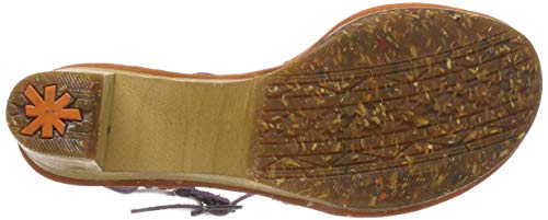 Art Amsterdam, Sandalias con Correa de Tobillo Mujer, Morado (Violet), 36 EU