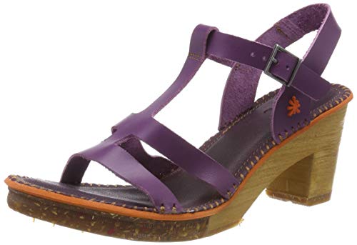 Art Amsterdam, Sandalias con Correa de Tobillo Mujer, Morado (Violet), 36 EU