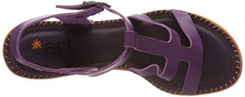 Art Amsterdam, Sandalias con Correa de Tobillo Mujer, Morado (Violet), 36 EU