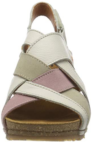 Art Soho, Sandalia con talón Mujer, White Antique, 40 EU