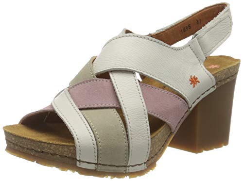 Art Soho, Sandalia con talón Mujer, White Antique, 40 EU