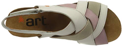 Art Soho, Sandalia con talón Mujer, White Antique, 40 EU