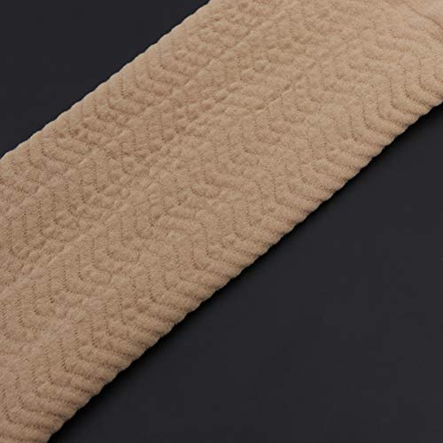 Artibetter Brazo elástico de compresión Mangas calienta Brazos Moldeador para béisbol Baloncesto fútbol Ciclismo Golf Artritis linfedema - Beige