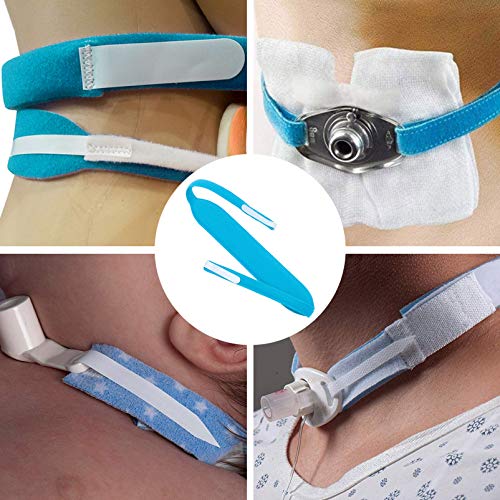 Artibetter Soporte de Tubo de Traqueostomía Banda de Fijación Del Catéter de Traqueotomía Banda de Catéter Traqueal Transpirable