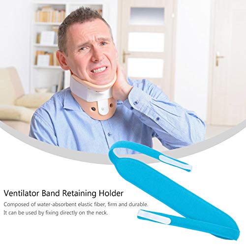 Artibetter Soporte de Tubo de Traqueostomía Banda de Fijación Del Catéter de Traqueotomía Banda de Catéter Traqueal Transpirable