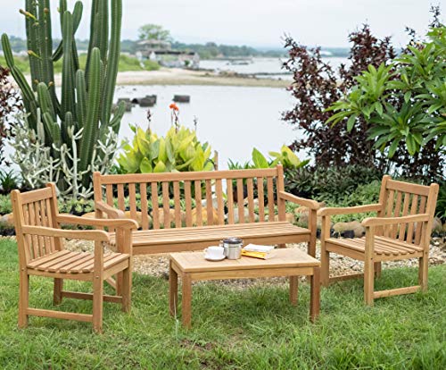 artTECA Mesa Auxiliar Teca 90x45cm.