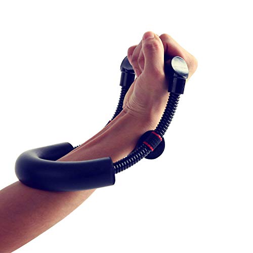 ASEOK Brazo para la muñeca Brazo del Brazo Flexor Ejercitador Fortalecedor Herramientas de Entrenamiento, Resorte de Acero al Carbono para Trabajo Pesado, Cojín Antideslizante de diseño Amplio