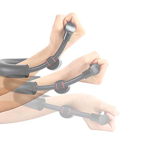 ASEOK Brazo para la muñeca Brazo del Brazo Flexor Ejercitador Fortalecedor Herramientas de Entrenamiento, Resorte de Acero al Carbono para Trabajo Pesado, Cojín Antideslizante de diseño Amplio