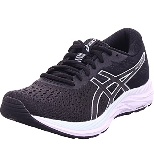 Asics 1012A562 004, Running Shoe Mujer, Black/Bio Mint, 42.5 EU