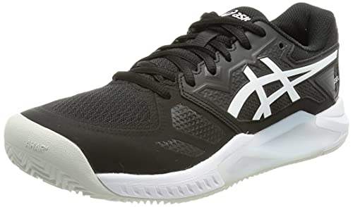 ASICS Gel-Challenger 13 Clay, Zapatillas de Tenis Hombre, Negro Blanco, 42.5 EU