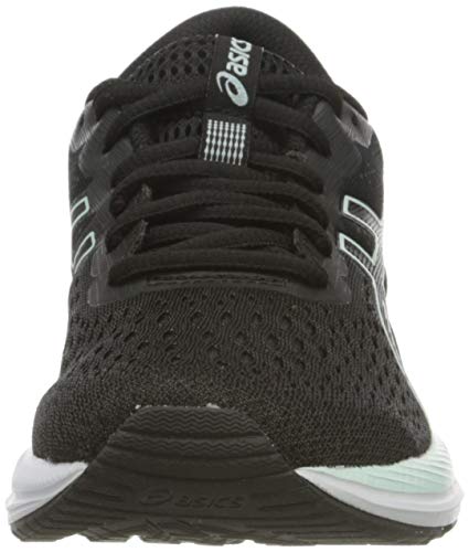 Asics Gel-Excite 7, Sneaker Mujer, Negro/Bio Mint, 37 EU