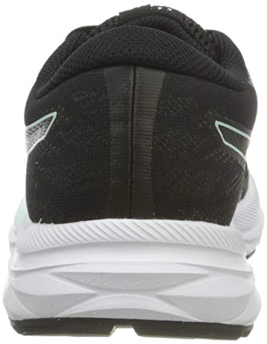 Asics Gel-Excite 7, Sneaker Mujer, Negro/Bio Mint, 37 EU