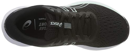 Asics Gel-Excite 7, Sneaker Mujer, Negro/Bio Mint, 37 EU