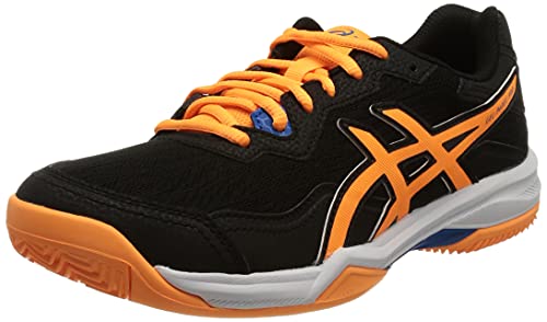 ASICS Gel-Padel Pro 4, Zapatillas de Running Hombre, Black Orange Pop, 44.5 EU